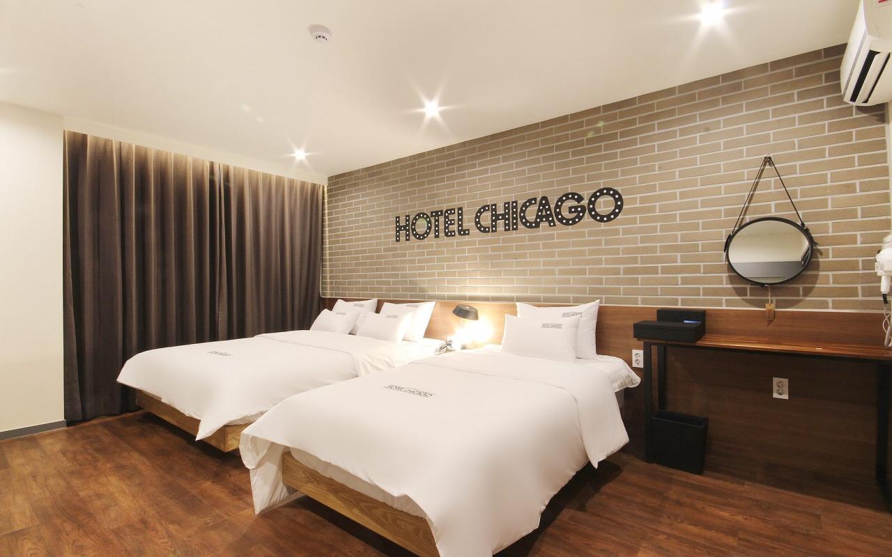 Hotel Chicago Čindžu Exteriér fotografie